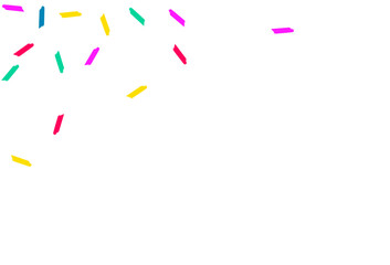 Falling Brush Christmas Vector White Background.