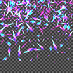 Blur Flare Background Transparent Vector. Particle Xmas Wallpaper. Bright Technology Design. Violet Clean. Twinkle Illuminated Texture.