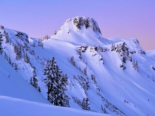 Table Mountain this morning in the Mount Baker Wilderness, Washington State