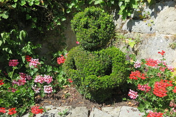 Durbuy, Topiary Park (Parc des Topiaires), Belgien