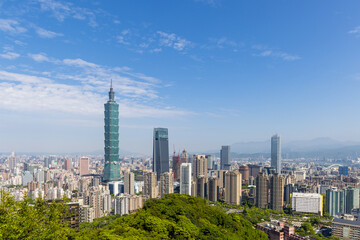Obraz premium Taipei city skyline landmark