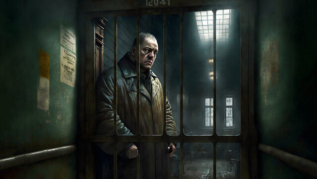 russian jail stereotype, neural network generated art