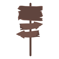 wooden signboards