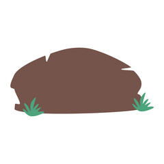 wooden signs in flat design