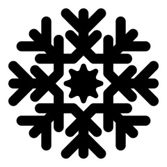 Snowflake vector Christmas icon logo snow, Outline style