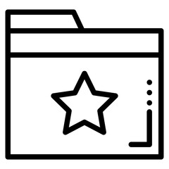 favorite folder line 