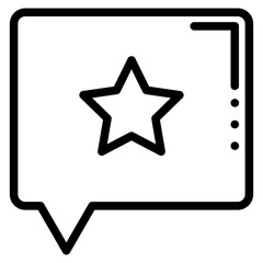Obraz premium star in chat line 