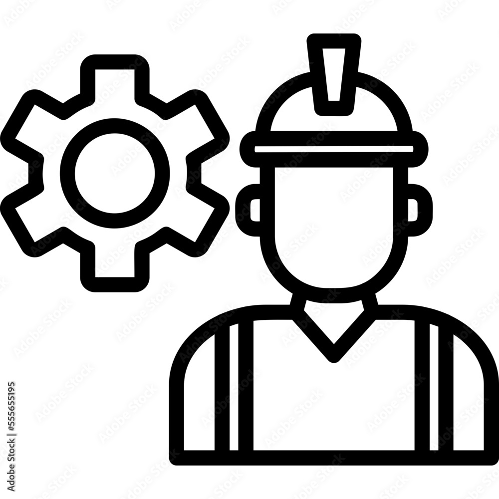 Poster engineer icon