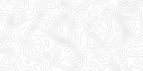 Topographic map. Geographic mountain relief. Abstract lines background. Contour maps. Vector illustration, Topo contour map on white background, Topographic contour lines vector map seamless pattern.
