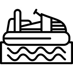 Bumper Boat Icon