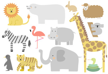 動物のイラストセット