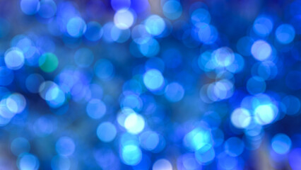 Fototapeta premium bokeh blurred with blue light colour