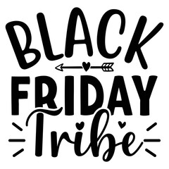 Black Friday Tribe  T shirt design Vector File