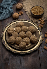 Methi Ladoo or Fenugreek Seed Ladoo is a traditional recipe which is more of an ayurvedic medicine than a sweetmeat.
