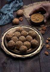 Methi Ladoo or Fenugreek Seed Ladoo is a traditional recipe which is more of an ayurvedic medicine than a sweetmeat.