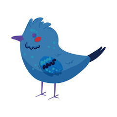 Vector illustration of bird.