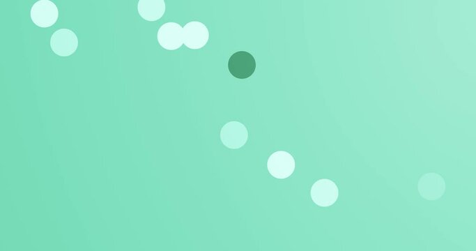 3d render with blue-green background with circles