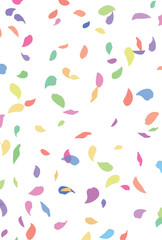 背景素材_花吹雪_カラフル