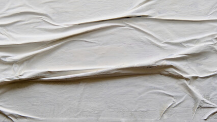 Fondo blanco arrugado rústico con textura 