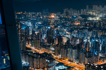Obraz premium city at night
