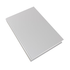 Blank Book Cover Mockup High Quality 3D Image Rendering,