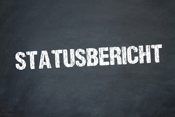 Obraz premium Statusbericht 
