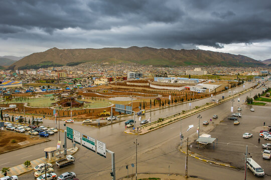 Landscape of city, Duhok, Iraq