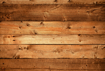 Naklejka premium Old Brown Wood Plank Background