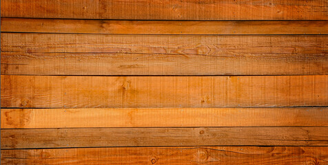 Orange Wood Plank Background