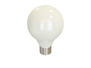 White light bulb. 3d render