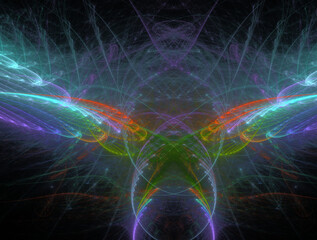 Imaginatory fractal abstract background Image