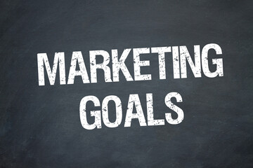 Obraz premium Marketing Goals