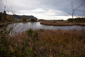 lake and clouds