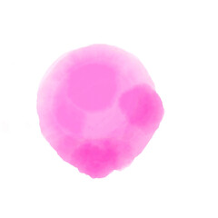 Pink spots. Pink watercolor blobs. Paint stains