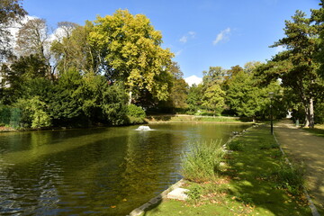 Les couleurs de l'automne au parc de la Princesse Clémentine à Laeken 