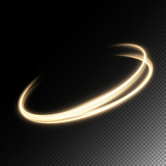 Glowing bright speed lines. Light glowing effect. Abstract light motion lines, optical fiber and neon filament curve swirl png.