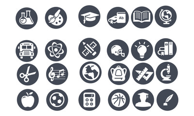 Education icons vector design 