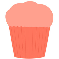 Simple Strawberry Cupcake Muffin