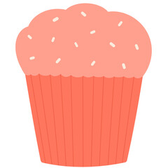 Strawberry Cupcake Muffin