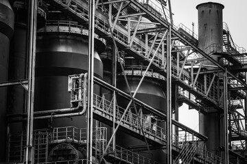 Industrial plant of a coal mine 