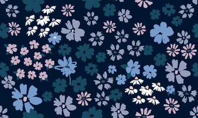 Floral background for textile, swimsuit, pattern covers, surface, wallpaper, gift wrap.