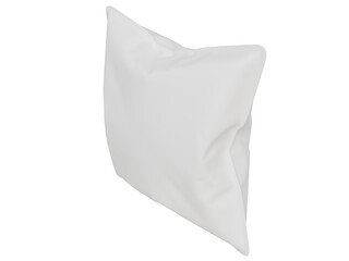 Naklejka premium Mockup white square pillow. 3d render