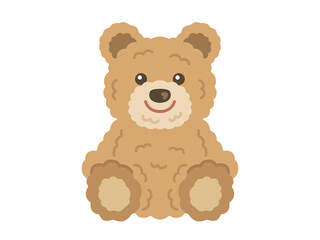 クマのぬいぐるみのイラスト