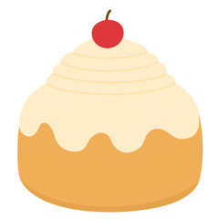 Vanilla Pastry Illustration