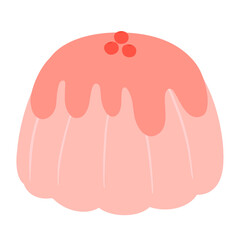 Pink Jelly Pudding