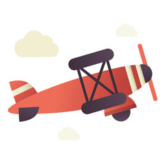 Aeromodeling  flat design style icon