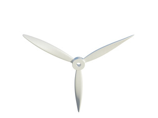 Realistic modern propeller. 3d render.