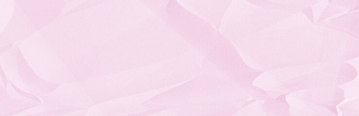 Fototapeta premium Pink crumpled paper texture background. A crumpled sheet of light pink paper abstract background. Creative background with scattered overlay of crumpled pink paper. 