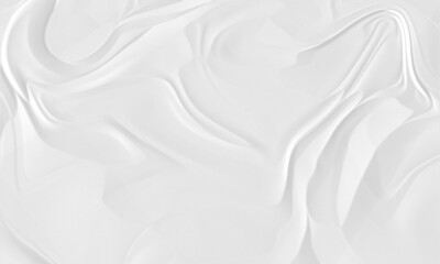white crumpled paper texture background. A crumpled sheet of white paper abstract background. Creative background with scattered overlay of crumpled white paper.	
