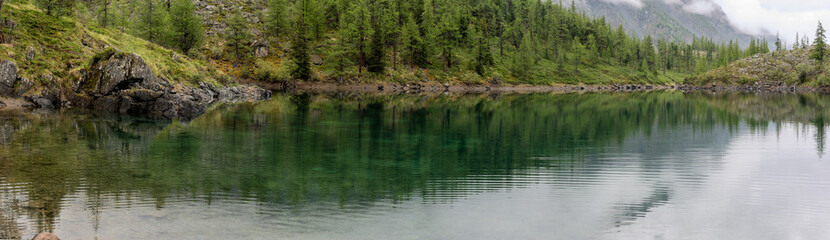 Kuektanar lake in Altay 